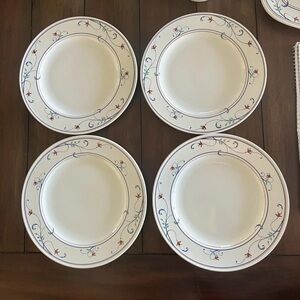 Mikasa Intaglio CAC20 "Annette" Salad Plates - Set of 4